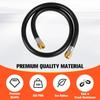Wadoy RV Propane Hose Connector Assembly 3 Foot - 3/8" Female Flare X 3/8" Female Flare Quick Connect Hose 59913 (Total Length 3.28Ft)