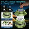 Solar Camping Lantern USB Charging Work Lamp Foldable Waterproof LED Light Portable Outdoor Lighting Garden RV Backyard Hiking
