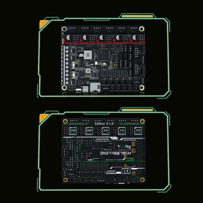 SKRat V1.0 3D Printer Motherboard Onboard CAN Bus Control Board ARM STM32G0B1VET6 32bit Support ADXL345 VIN12V/5V