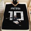 1PC Messi Patterned Flannel Blanket Suitable For All Seasons for Home Decor Warmth and Comfort Gifts Holiday Present
