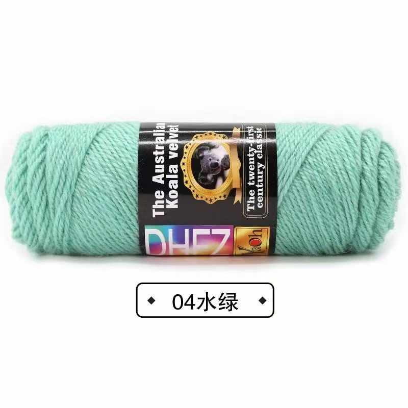 100G Wool Blended Koala Fleece Hand-knitted Medium Thick Yarn Rod Needle Thread Jacket Scarf DIY Knitting&Crocheting