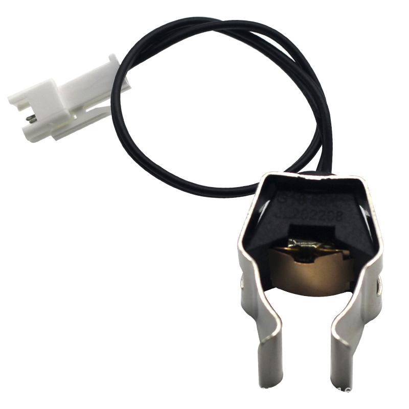 Wall-Mounted Boiler Sensor: G12G18 Pipe Clamp Probe with 10K/50K Snap-On Plug
