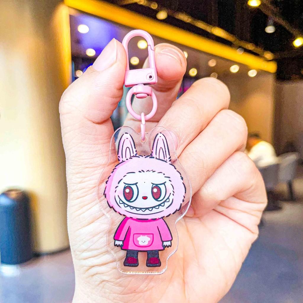 Adorable Labubu Acrylic Keychain Cute Cartoon Sheep Design Perfect Gift Accessory