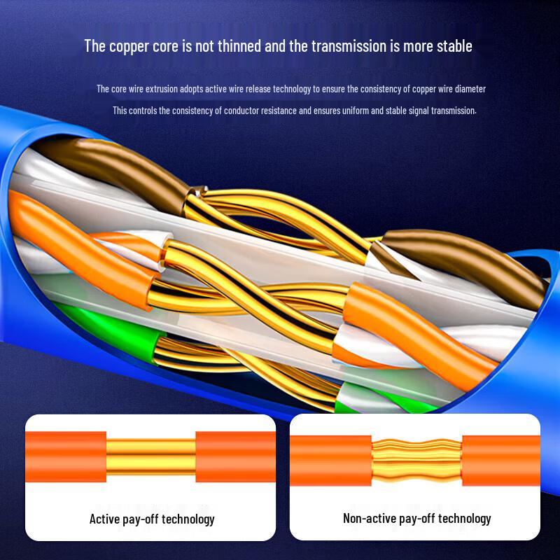 BIAZE CAT6 Gigabit Ethernet Cable