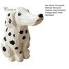 Creative Home Office Decor Handmade Dalmatian Dog Wooden Ornament, Hand Carved Basswood Ornament Animal Figurine, Sculpture for Window Minimalist