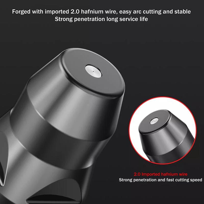 P80 Plasma Cutting Torch Kit Nozzle And Electrode Scrap Iron Cutting Design Quick Gas And Welding Slag Removal Soldering Tools