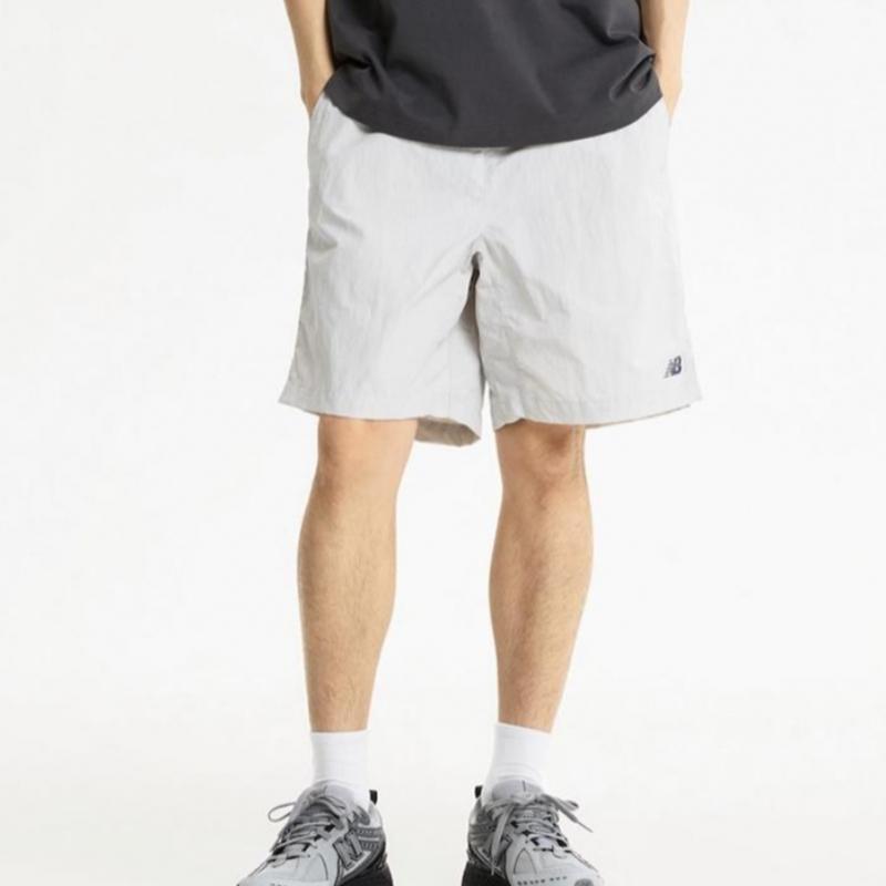 New Balance 4.5 Shorts Woven Nbnve22513 (16)Light Gray／80(M)