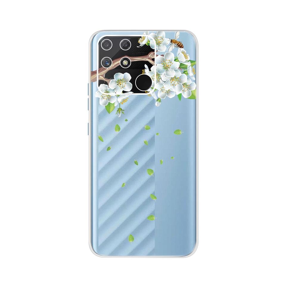 Weiche Silikonhülle Für Raelme Narzo 50A RMX3430 HandyhülleTransparente TPU-Abdeckung Für Realme Narzo50a 50 A 6.5" Rückseiten Hüllen Bumper