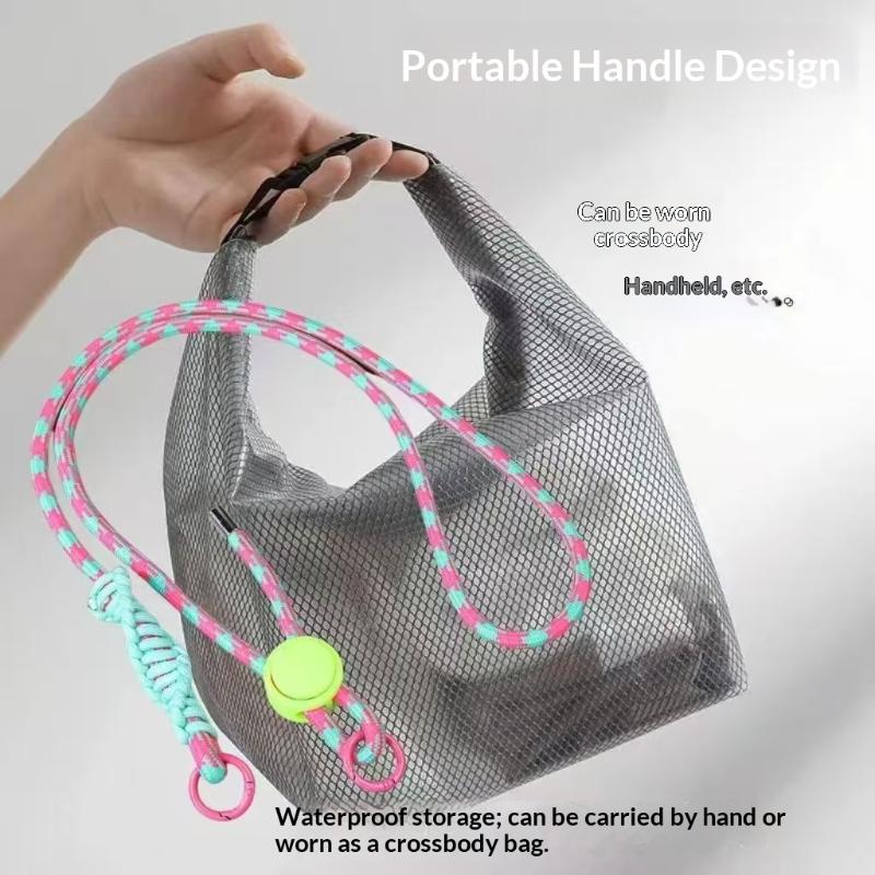 Large Capacity Drawstring Shower Storage Bag Portable Beach Swimming Toiletry Bath Cosmetic Makeup Bag