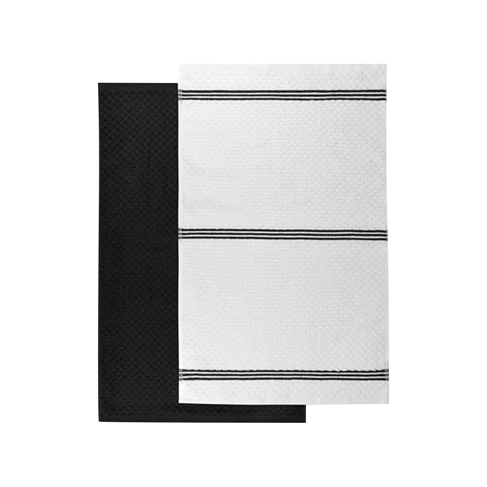 

Высококачественная хлопковая салфетка для мытья посуды 15,75 дюйма X 25,2 дюйма | Высокоабсорбирующее и мягкое полотенце для мытья посуды One Size чёрный