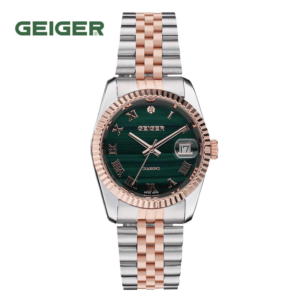 

Geiger GE8054RGCBM Mala Мужские металлические часы с бриллиантами