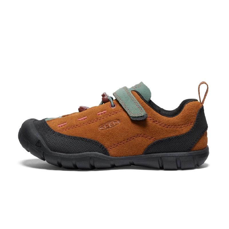 Keen JASPER 2 Abrasion Resistant Breathable Low top Kids Outdoor Shoes Brown Green Kids 1028554 34