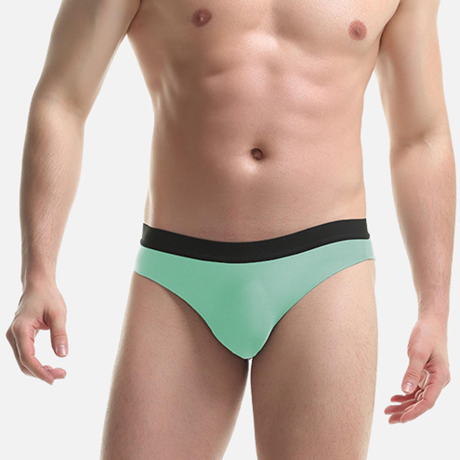 Мужское летнее прохладное мягкое удобное нижнее белье бесшовные дышащие ультратонкие — фото 9