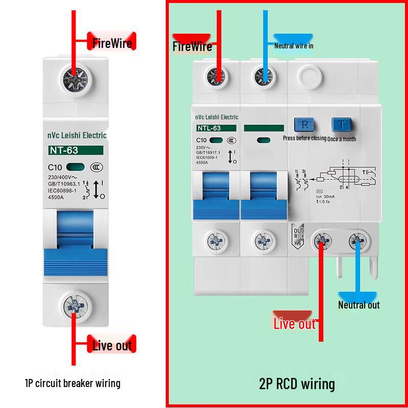 NVC Household Miniature Circuit Breakers & RCDs