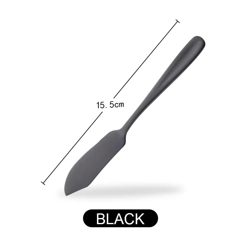 Stainless Steel 304 Butter Knife, Cheese, Dessert, Jam Spreaders, Cream Gold Rose Knifes, Western Cutlery Breakfast Tool