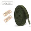 Elastic Laces Sneakers Tennis No Tie Shoe Laces Gold Diamond Buckle Shoelaces Without Ties Flat Shoelace for Shoes Accessories