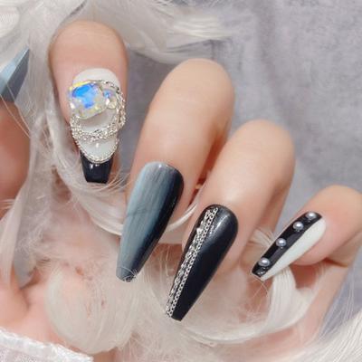 Catena per Unghie Multiuso Fai da Te Glitterata Manicure 3D Fai da Te Ciondoli a Catena di Metallo per Ragazza
