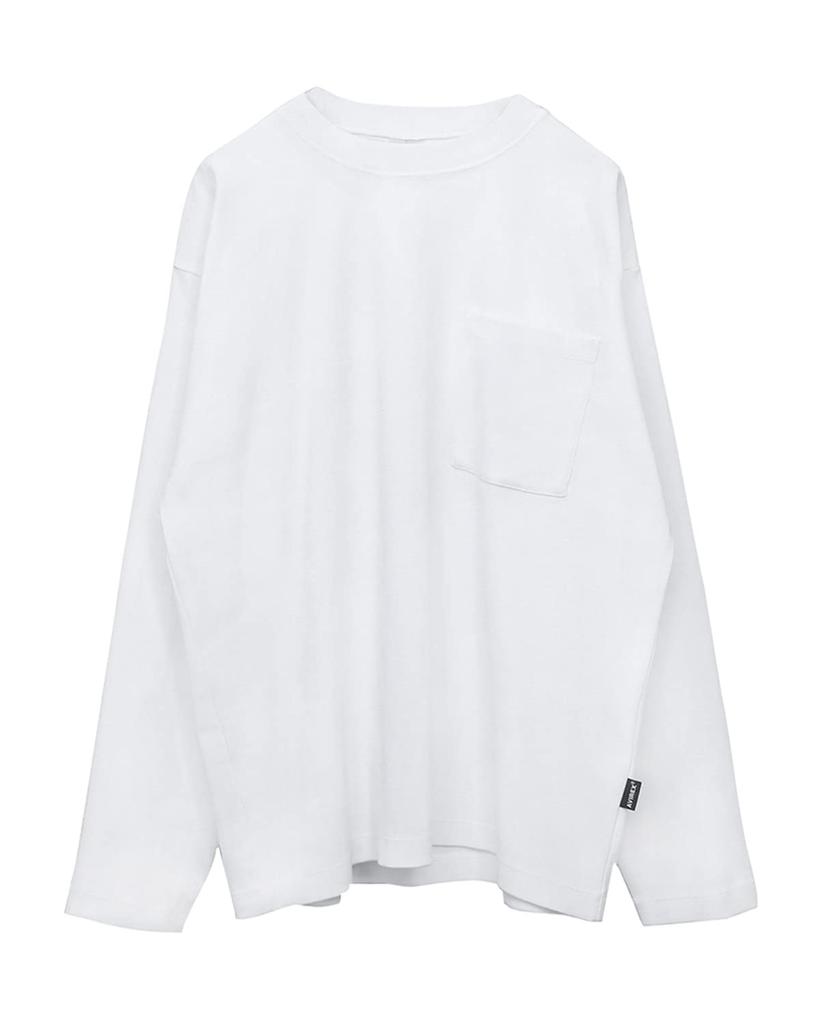 Avirex DAILY Loose Fit Size 001 WHITE Long-Sleeved T-Shirt, 6113494, Men's, L,