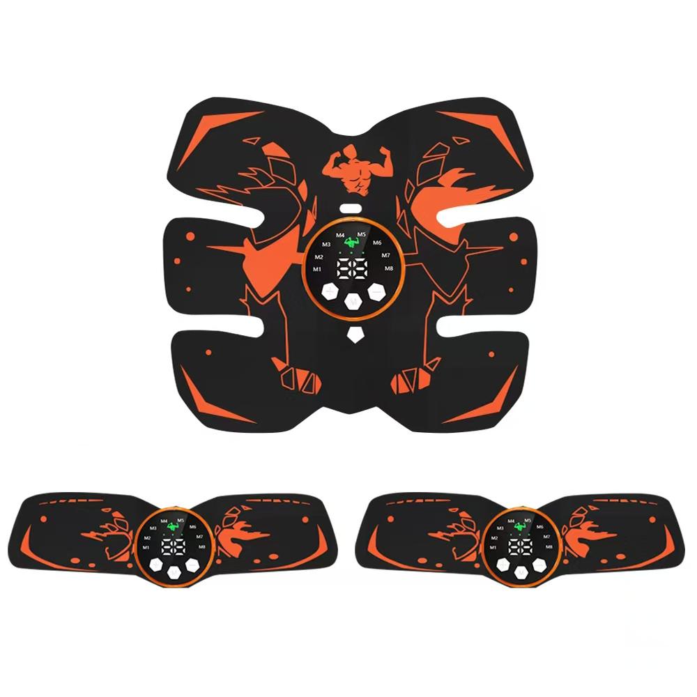 EMS abdominal fitness equipment set with 8 abdominal training modes and 29 intensity home exercise lazy fitness equipment