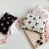 Cute Bow Flower Quilting Cotton Makeup Bag Women Female Cloth Handbag Portable Toiletry Case Zipper Cosmetic Organizer for Girls