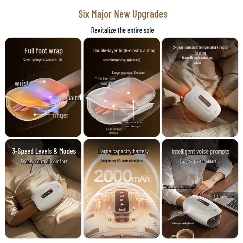 HAIER Heated Hand Massager CN Plug (adapter Included)