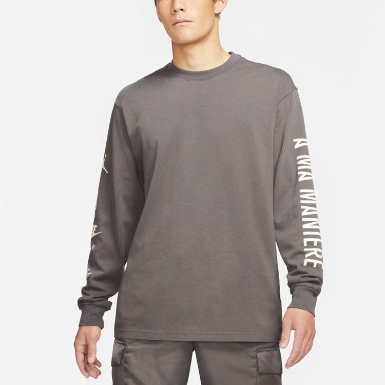 Jordan XA – Ma Maniere – L/S-T-Shirt (Asiatische Größen) Grau Herren Streetwear CV3449-099