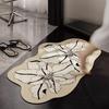 Flower special-shaped toilet bathroom entrance door suction pad foot pad  diatom mud non-slip pad washing table love
