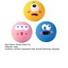 3Pcs Cartoon Expression Stress Ball Anxiety Relieving Squeaky Squeeze Ball Office