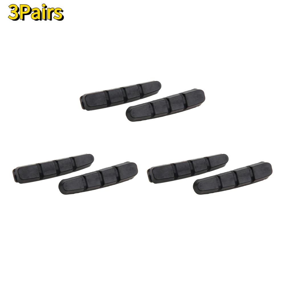 1-10 Par Landsvägscykel Bromsklossar Skor för Aluminiumfälgar Dura Ace Ultegra 105 Kassett Cykelbromsklossar Cykelbromsverktyg Del