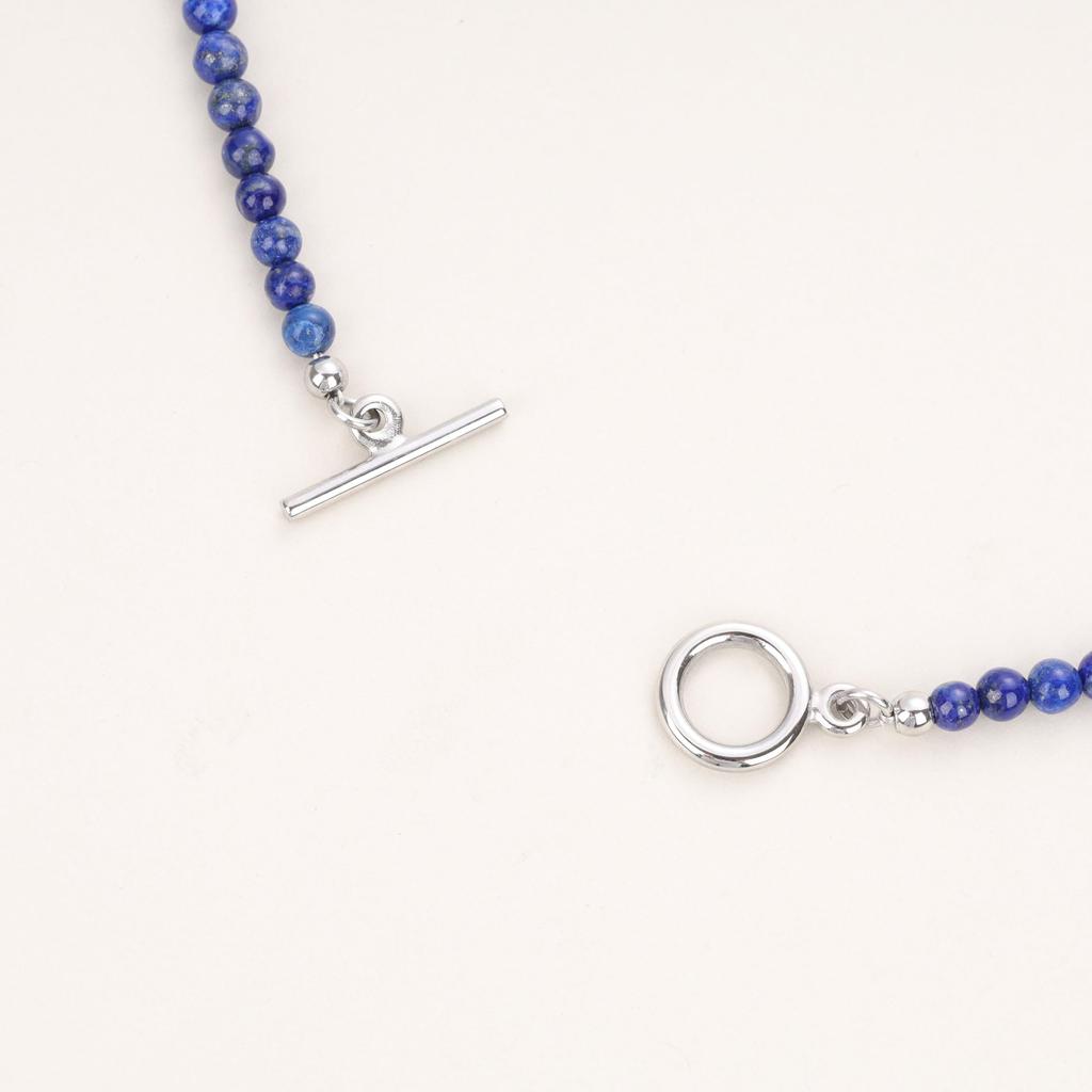 Lapis Lazuli December Birthstone Mantel Necklace for Men and Women [GAVU]