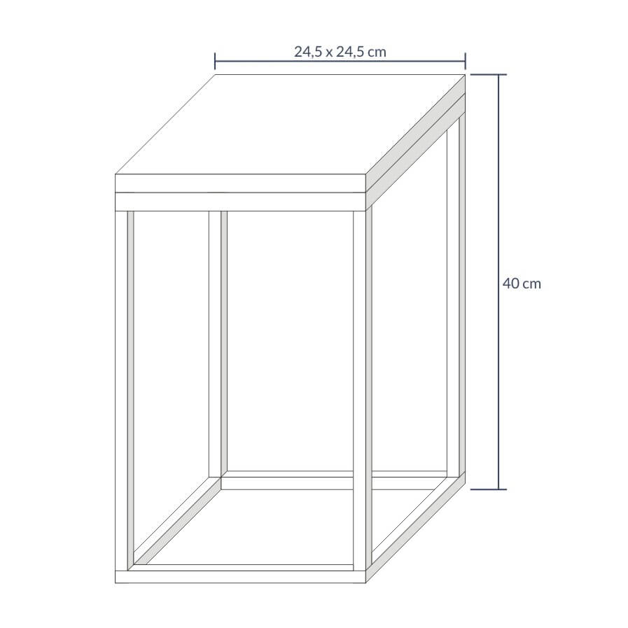 Loft Flower Stand Metal Shelf For 1 Flower
