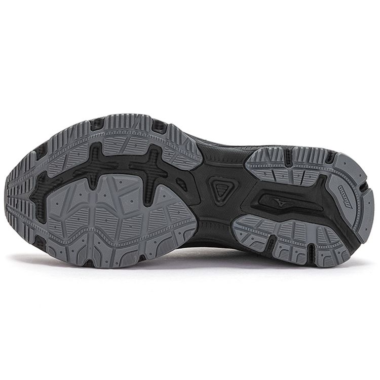 Mizuno Cushioning Breathable Durable Low-Top Running Shoes Unisex Sneaker Black D1GH223601