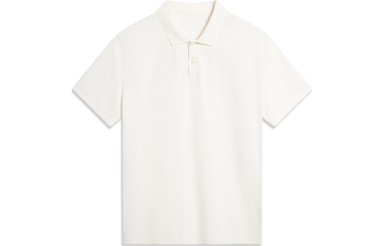 Li Ning Sports Life Collection Polo Shirt Men s Creamy APLU087-9 XL
