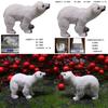 Arctic Bear Resin Figurine For Micro Garden And Gift Giving Occasions