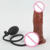 Riesiger aufblasbarer Dildo mit Saugnapf, Analplug, realistische Penispumpe, großer Analplug, vaginale Stimulation, Sexspielzeug für Frauen