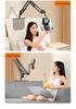 Adjustable Bedside Metal Holder for Phones and Tablets