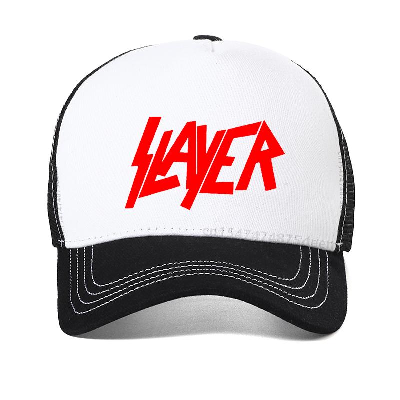 SLAYER Rock Baseball Cap Summer Men Women Mesh Trucker Hat Cotton Casquette Snapback Hats