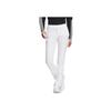 Adidas Logo Slim Fit Zip Casual Pants Women Bottoms White IS4736