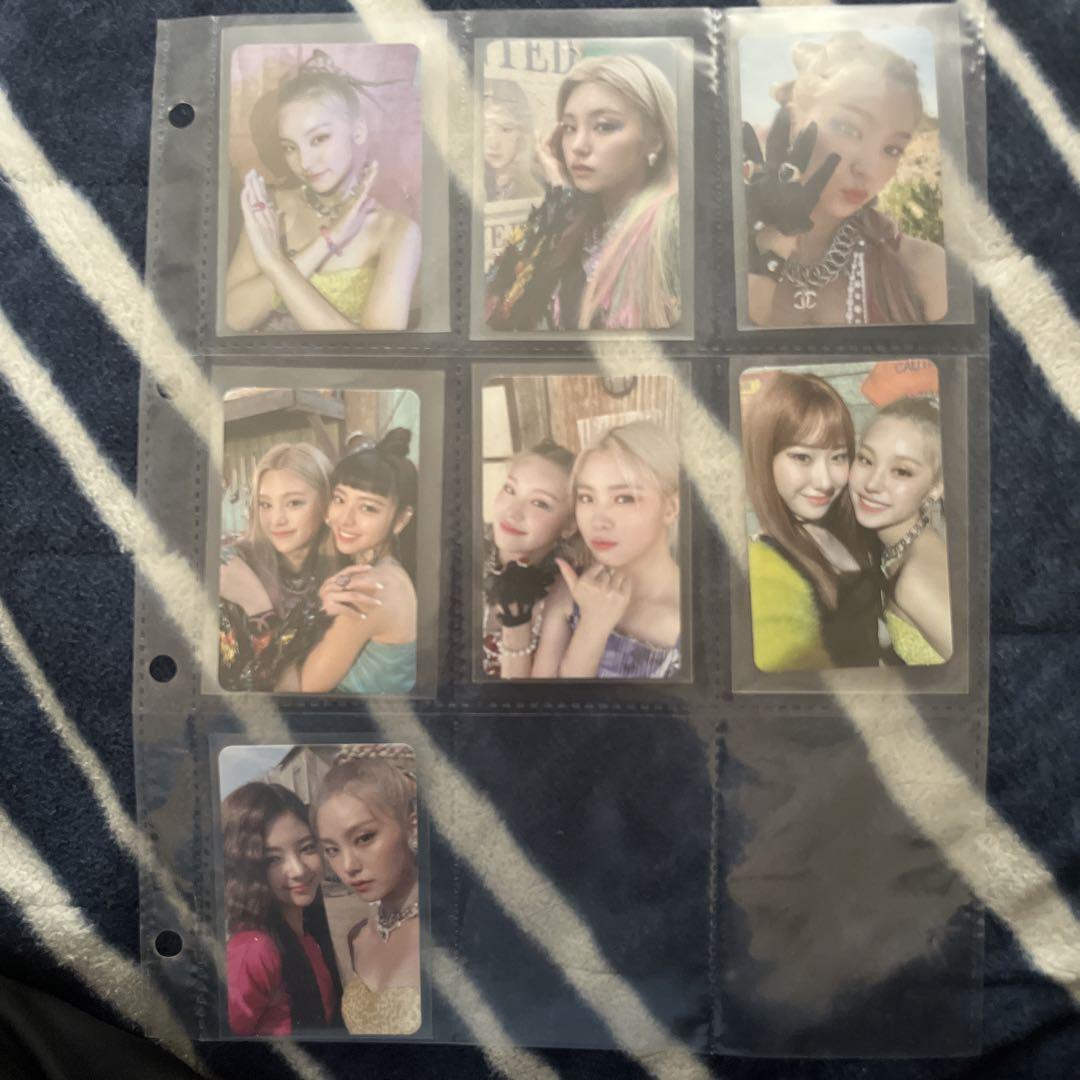

[USED] ITZY NOT SHHY Album Trading Cards, Unit Trading Cards, Complete Set, Yeji