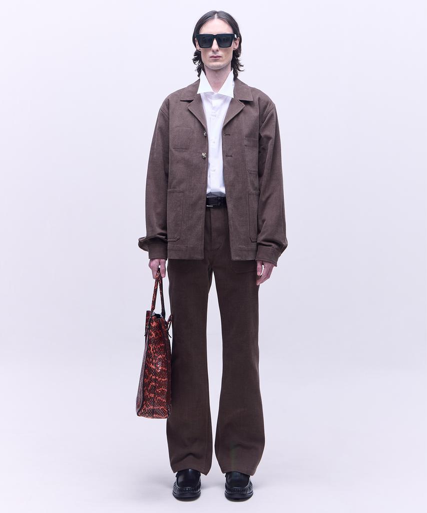 KEEP IT IN A SET Fatigue Style Bootcut Pants (Brown)