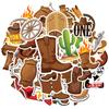 35pcs-50pcs Whimsical Ranch Stickers Playful Adventure Ranch Stickers Stationery Stickers For DIY Phone Laptop Scrapbook Bike