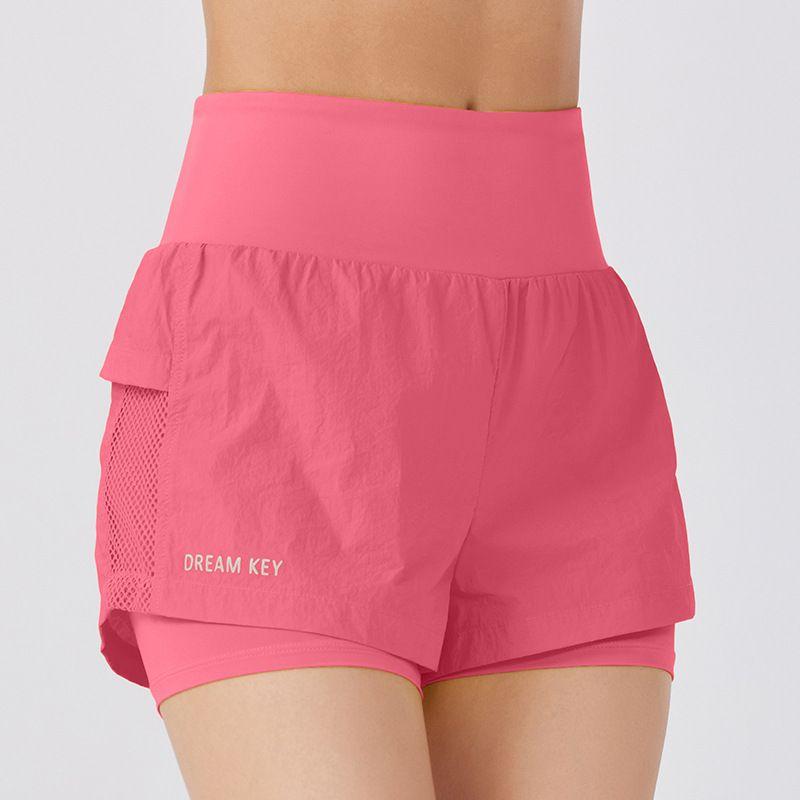 Export New Loose Breathable Quick-Drying Fitness Sports Running Shorts Women's Yoga Pantskirt Easiest for Match Casual Shorts Summer