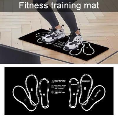 Squat Training Mat Beginner Squat Step Positions Knee Pad Leg Hip Muscle Targeting Kettlebell Weightlifting Fitness Auxiliary Mat Workout Equipment