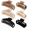 Frosted Large Acetate Hair Claw Clip - Back of Head Hair Grab Accessory