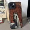 Patterned Horse Case for iPhone 13/14/15/16 Pro/17 Pro - Soft, Premium Fit