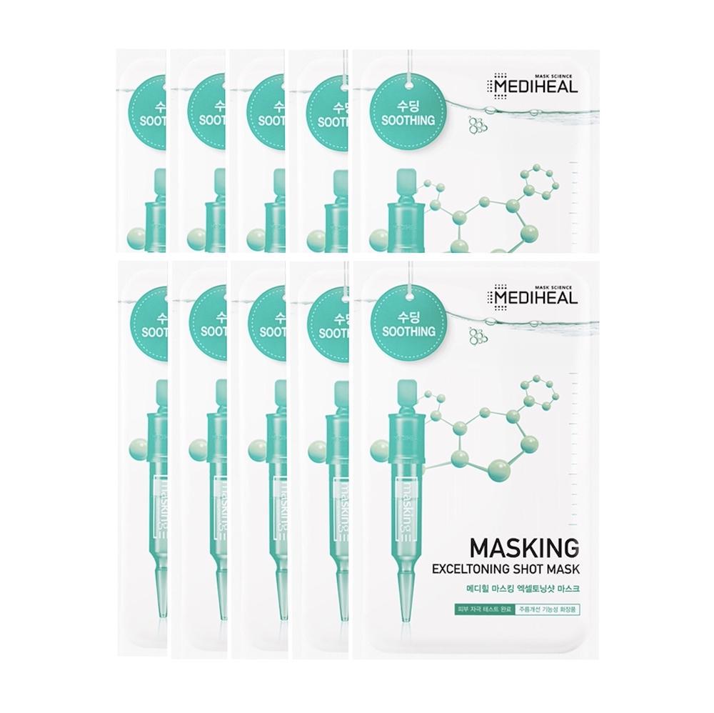 

MEDIHEAL Masking Excel Toning Shot Mask 23мл * 10шт.