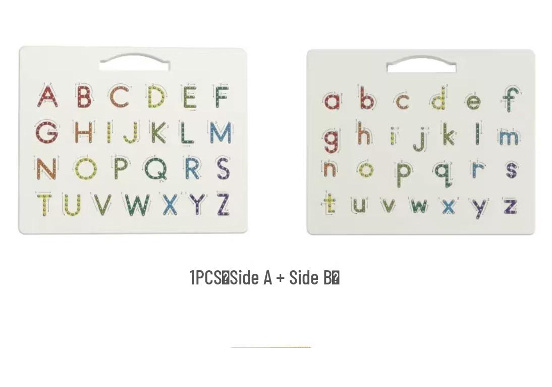 Magnetic Uppercase Letter Board Educational Toy for Children - Steel Ball Doodle Drawing Board