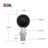 N-STAR Motorcycle Rearview Mirror Mount Phone Holder M10 Screw for Ninja 400 and Sportbikes