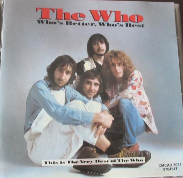CD WHO Whos Better Whos Best CMCAD8031 MCA Records 1988 Канада Рок Б/у