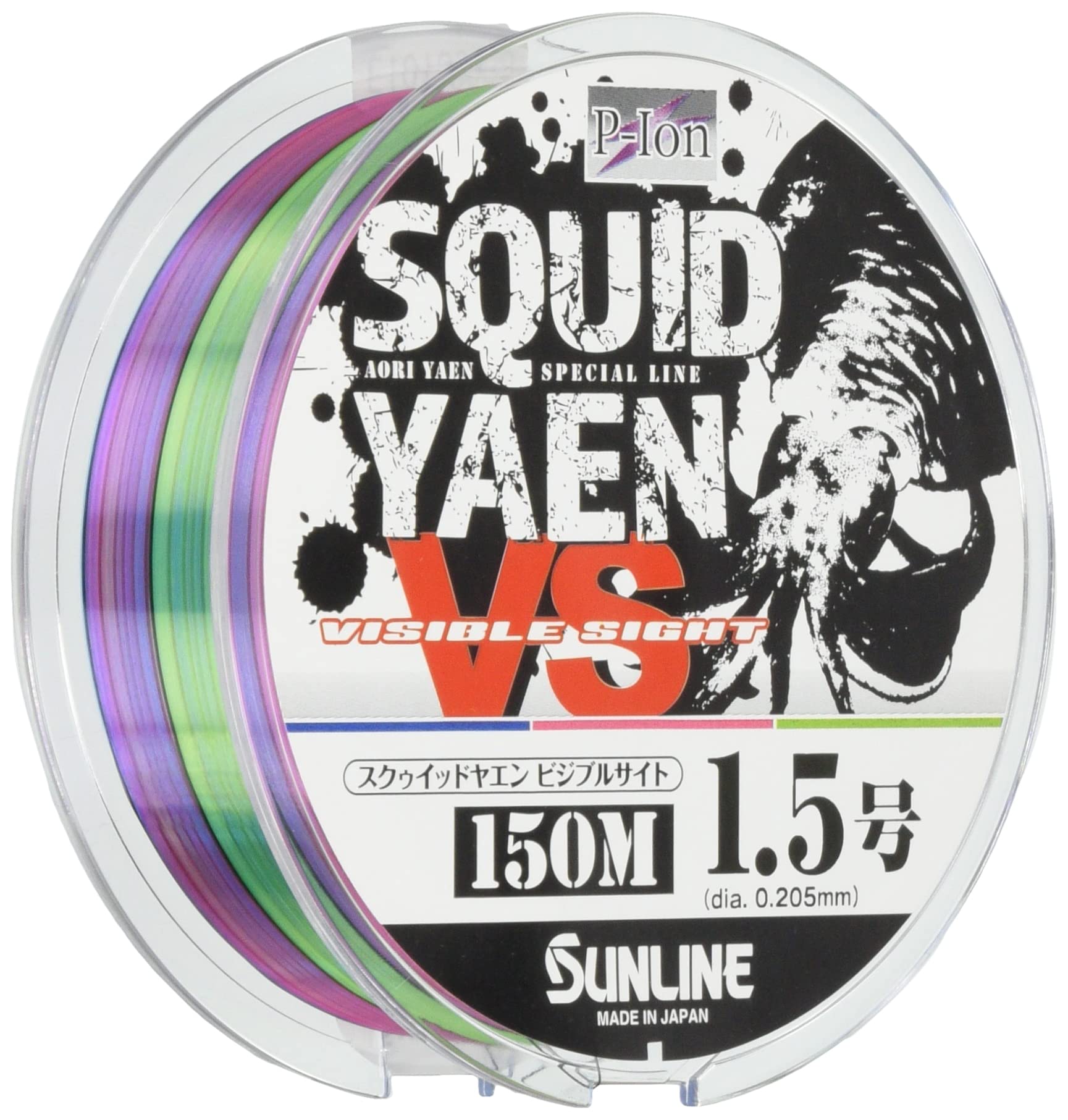 

SUNLINE Saltimate Squid Yaen VS Nylon Line for Yaen Blue Pink Yellow Size Fishing, 150m, & & G, 1.5